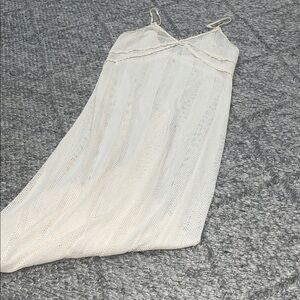 Zara Cream Knit Maxi Dress